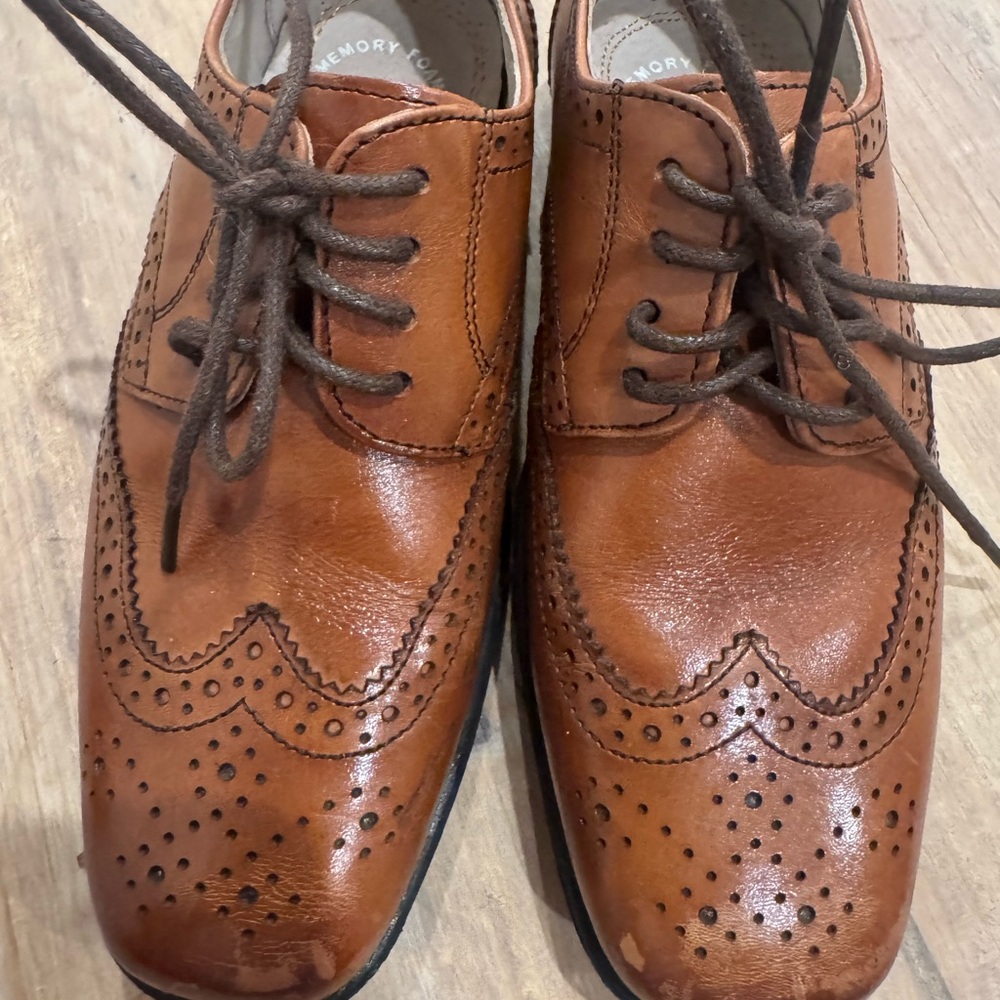 Florsheim Tan Leather Wingtip Oxfords